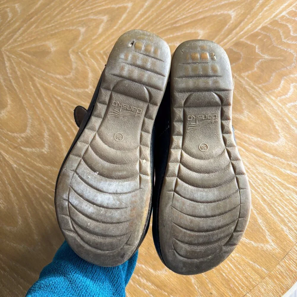 Dansko Martina Mule Black Leather Clogs - Picture 7 of 9